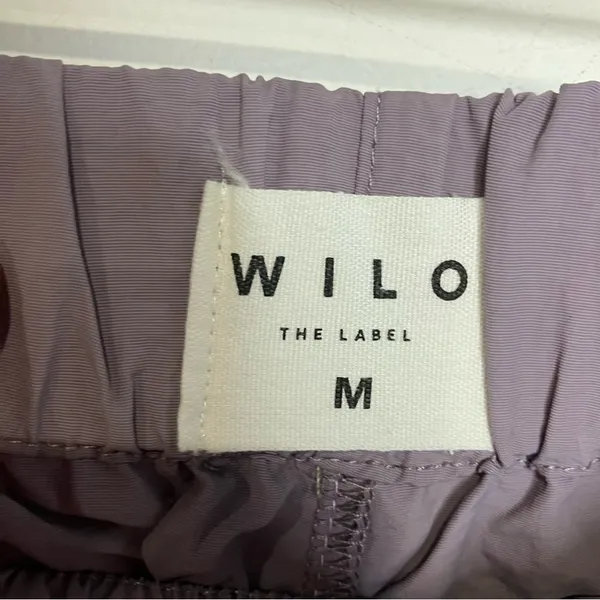 Wilo the label lavender cargo‎ parachute pants size medium Purple - Image 4