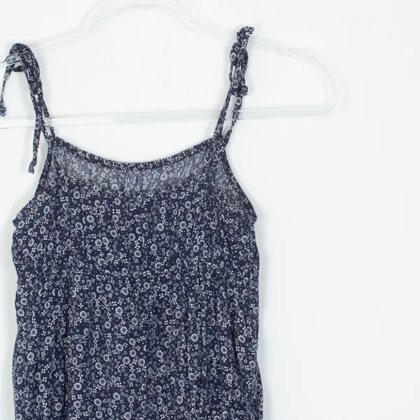 American Eagle Womens Blue Floral Babydoll Mini Dress Size XS Dainty Coquette‎ - Image 6