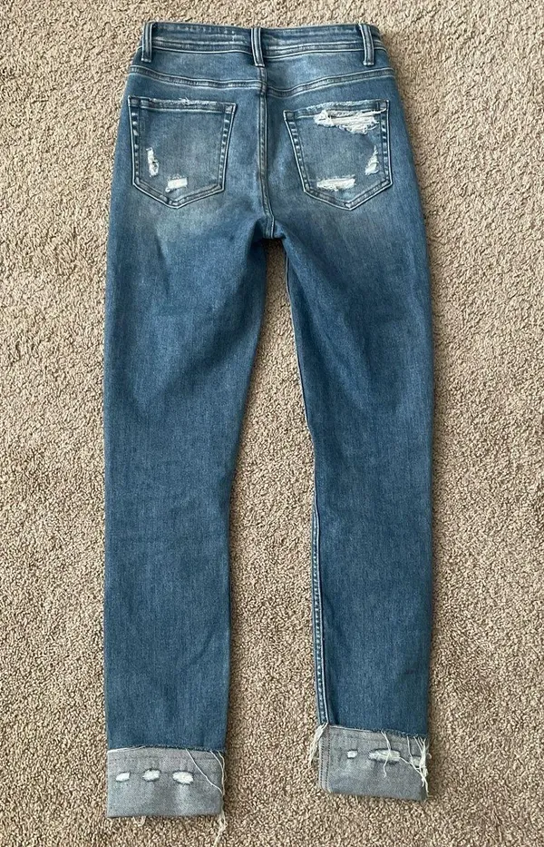 Vervet Ripped Skinny Jeans - Image 2