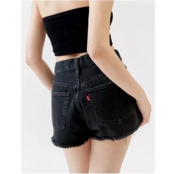 NWT‎ Levi's 501 High Waist Denim Shorts Women's Size 32 Festival Style - Image 7