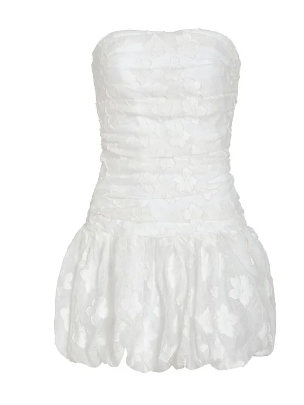 NEW AMANDA UPRICHARD Rendezvous Bubble Skirt Mini Dress S - Image 4