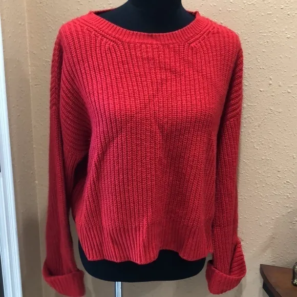 Sanctuary red knit sweater - Image 4