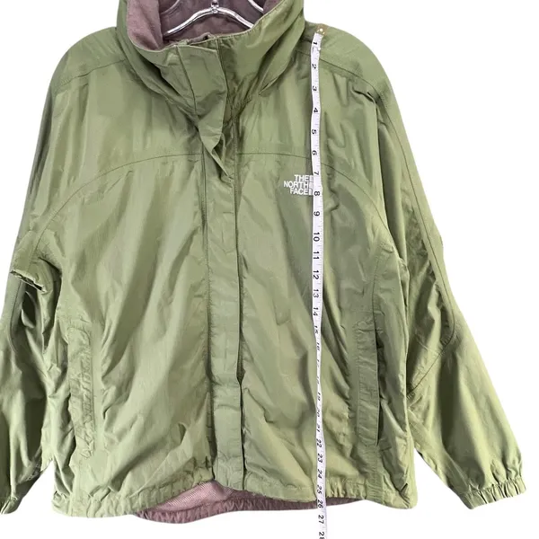 The North Face‎ Hyvent Jacket Womens L Green Nylon Waterproof Hiking Outdoors - Image 9