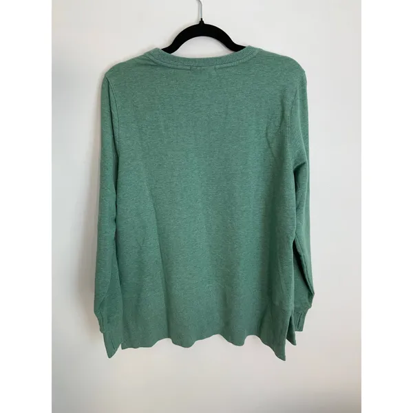 L.L. Bean‎ Crazy Split trim sweatshirt NWT size large - Image 4