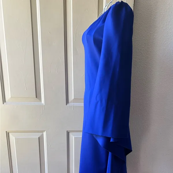 No Comment Chic One-Shoulder Royal Blue Dress - Image 6