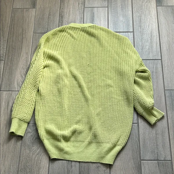 Nasty Gal Lime Knit Sweater - Image 4