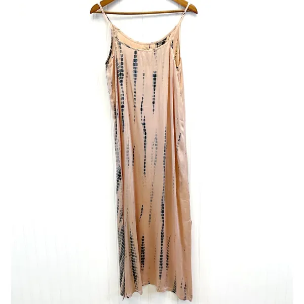 Anthropologie Norblack Norwhite Slip Dress Womens‎ Small Kyara Pink Tie Dye Festival Bohemian - Image 8