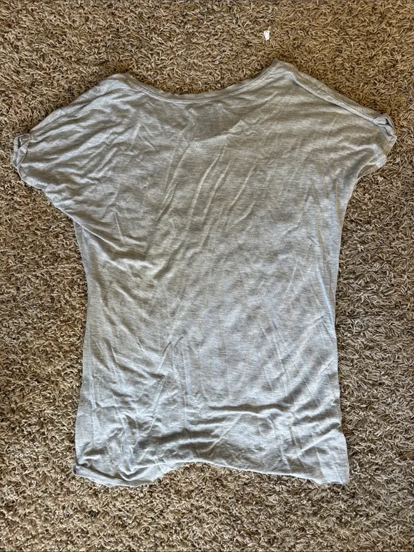 Zoe Karssen “Stay Classy” Gray Tee Size Medium - Image 4