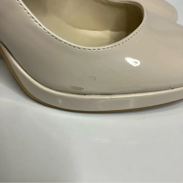 Madden girl cream mary Jane buckle block heels women’s size 8 dressy‎ trendy - Image 2
