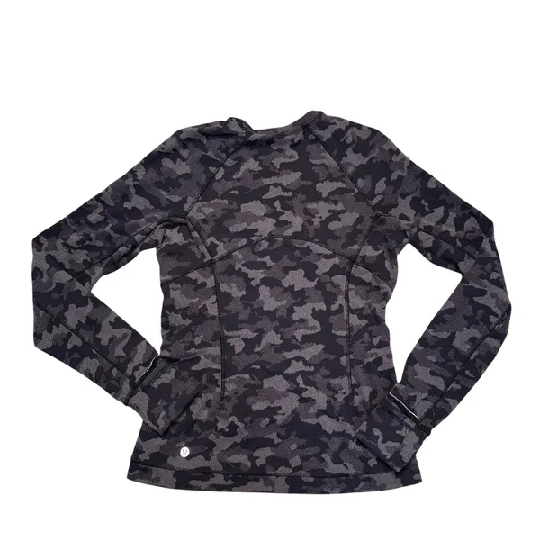 Lululemon Runderful Long Sleeve Women‎ 6 Camo Excellent Long Sleeve Training Top - Image 4