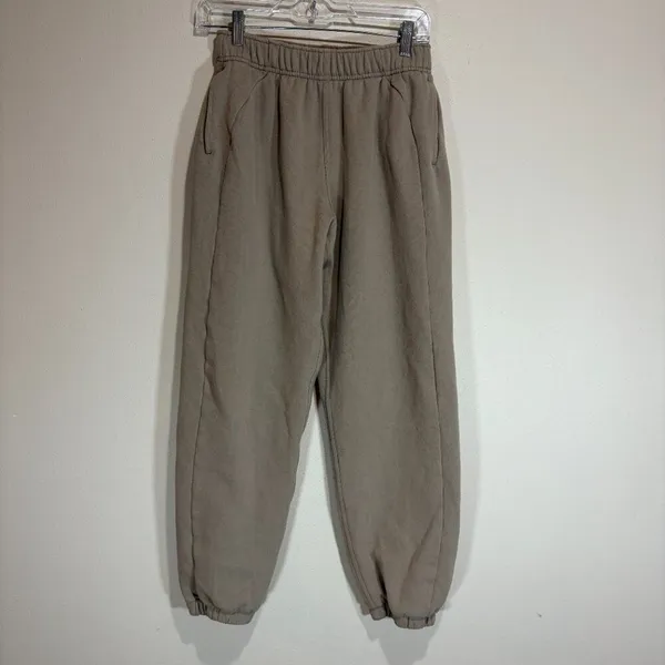Lululemon XS Scuba Mid-Rise Oversized Jogger Sweatpants *Regular Sheer Oak - Image 2
