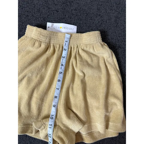 Gil Rodriguez Terry Port Shorts Banana Cream size XS NWT - Image 8