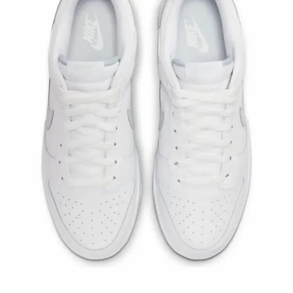 Nike Dunk Low Top White Women's Sneakers(Size 7.5) - Image 7
