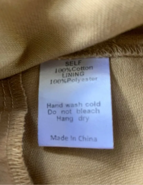 Mod Ref Camel jumper Denim Overalls Skirt Size Large juniors - Image 11
