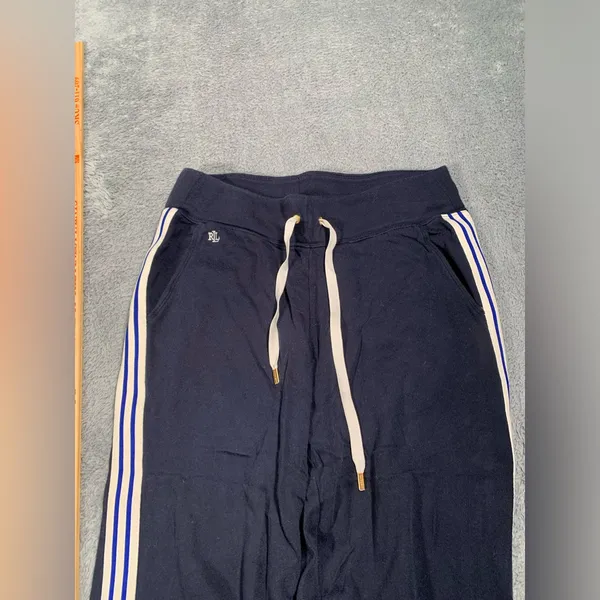 Lauren Ralph Lauren Navy Track Pants sweatpants XS - Image 4