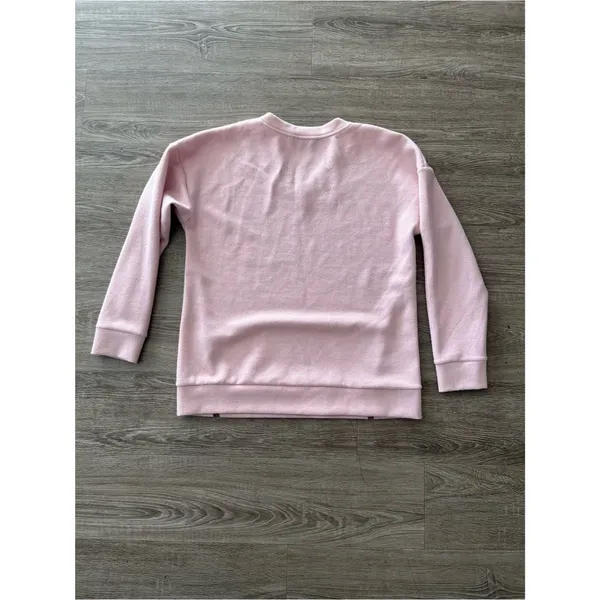 Marc New York V Neck Sweater Womens L Dusty Pink Ribbed Long Sleeve Sweatshirt - Image 9