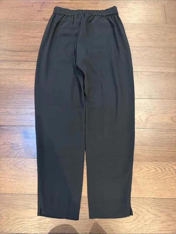 J. Crew Jamie Pant Black Pull On Straight Leg Dress Pants Size 00 - C31-048 - Image 9