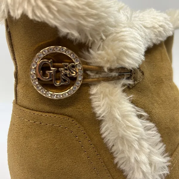 Guess Tan Faux Fur Winter Boots size 7M - Image 3