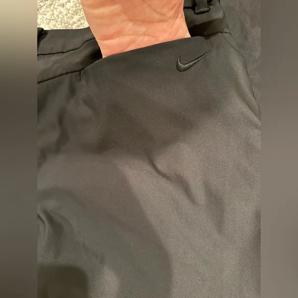 Nike Womens Slim-Fit Dri-Fit Black Golf Pant‎ Size 10 - Image 5