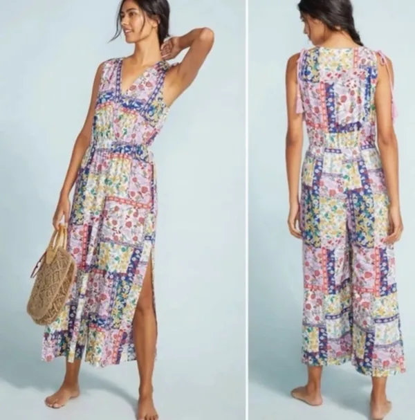 Anthropologie Patchwork Jumpsuit - Image 2