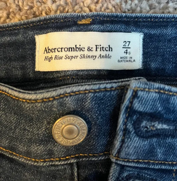 Abercrombie High Rise Super Skinny Ankle Jeans - Image 2
