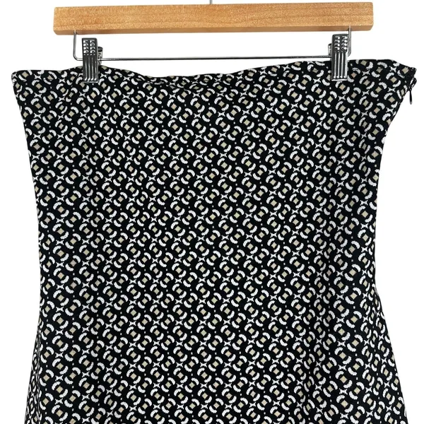 NWT Urban Outfitters Geometric Print Tube Mini Dress Black White Y2K Size XL - Image 5