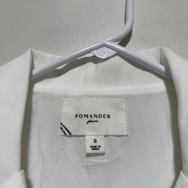 Pomander Place Tuckernuck Jules Collared Midi Sleeveless Button Front Dress - Image 3