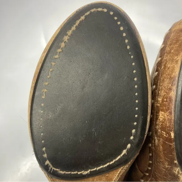Vintage Frye‎ Charlotte ring leather mules clogs size 7 - Image 14