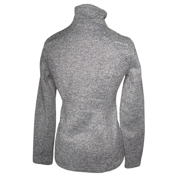Spyder Grey Women’s Sweater Fleece Jacket Full-zip Closure Zippered Pockets Sm - Image 2