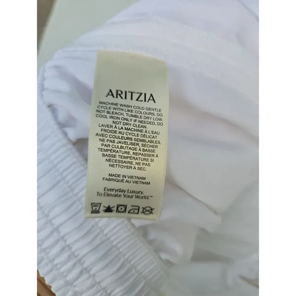 Aritzia Wilfred Relaxed Wide Leg Pants Women's Size M - Image 9