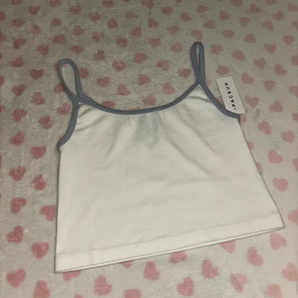 John Galt teddy bear blue and white tank top - Image 3