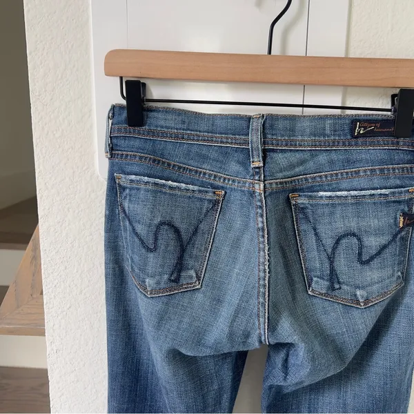 Vintage Citizens of Humanity Ingrid 002 Low Waist Flare Jeans - Image 6