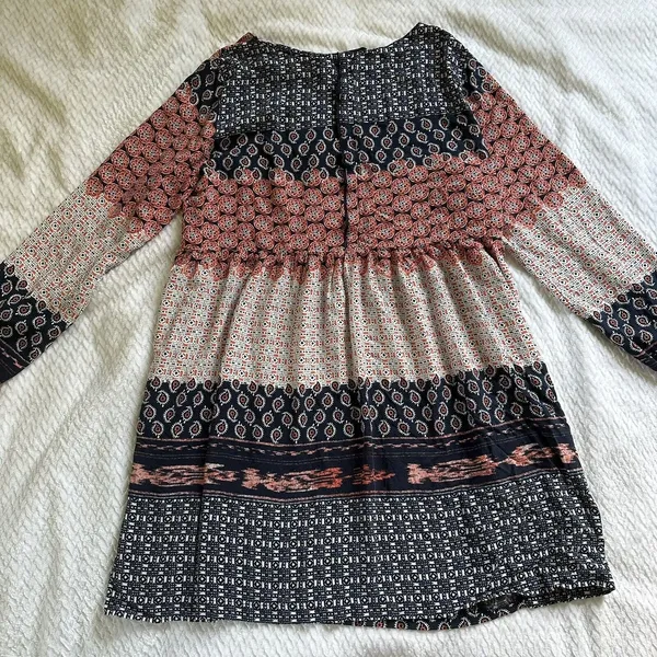 ZARA Basic Patchwork Dress Medium - Image 6