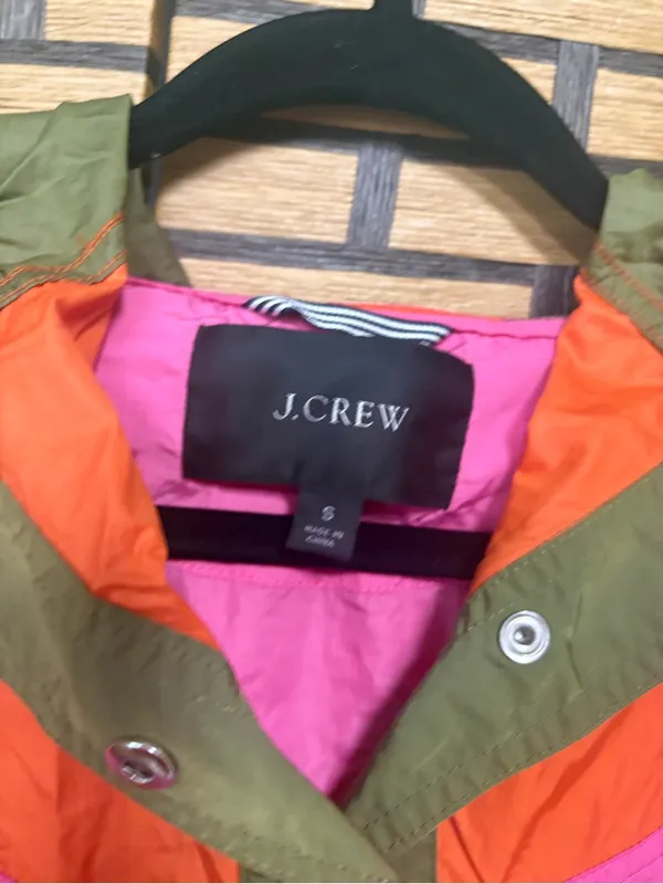 J. Crew color block windbreaker size small - Image 6