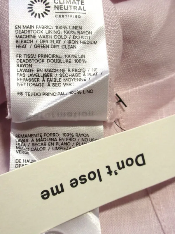 NWT Reformation Everett in Cherry Blossom Linen Sleeveless Tank Midi Dress 6 - Image 9