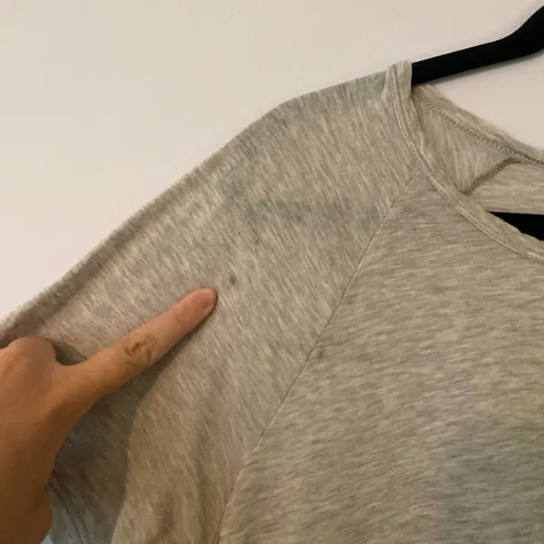 Standard James Perse Gray Crewneck T-Shirt Tee Boxy Cotton Cashmere Women Large - Image 8