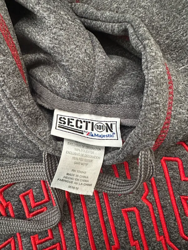 georgia hoodie Gray Size M - Image 2