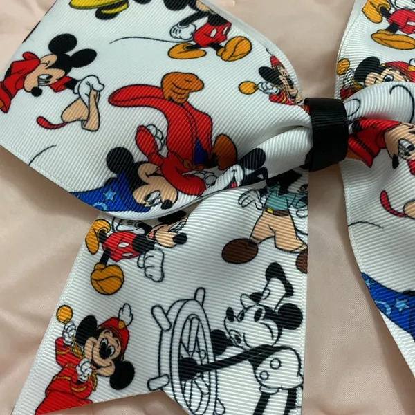 Disney Many Faces of Mickey Large Hair Bow - Image 4