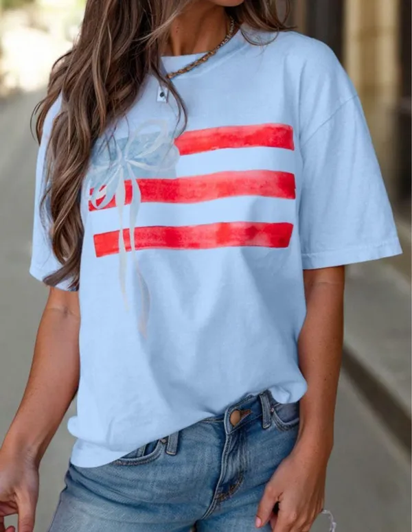 Independence graphic tee Blue Size M - Image 2