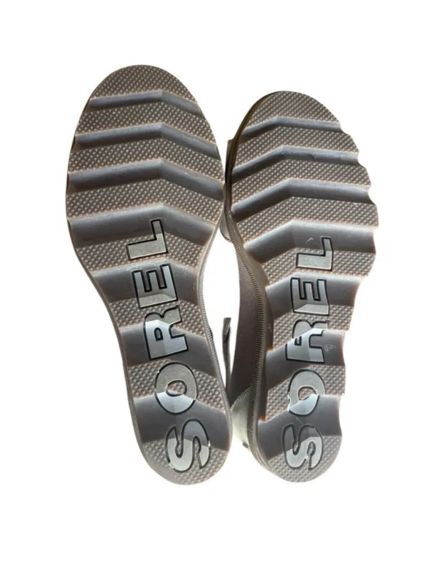 Sorel Womens Leather Gray Wedge Sandals Size 8.5 - Image 12