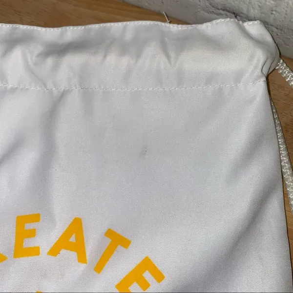 Body Glove White Drawstring Backpack Create Happiness Cinch Gym Beach Travel‎ - Image 7