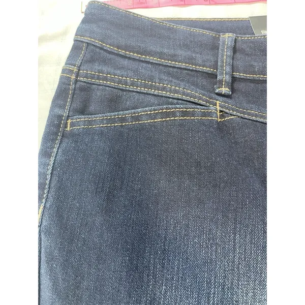 NWT Style & Co. Mid-Rise Ankle Jeans - Women's Plus 20W - Dark Wash - Image 6