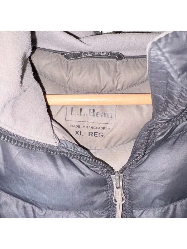 L.L.Bean $270 Ultralight 850 Woman’s XL black quilted puffer jacket Warm - Image 5