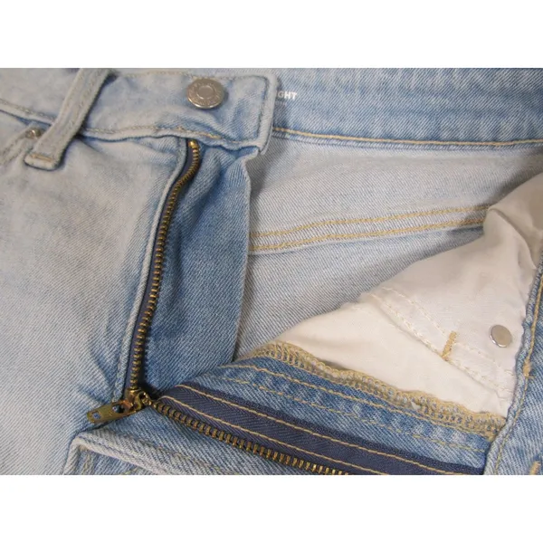 Old Navy OG Straight High Rise Jean Shorts Women’s Size 4 Blue Denim 3” Inseam - Image 7