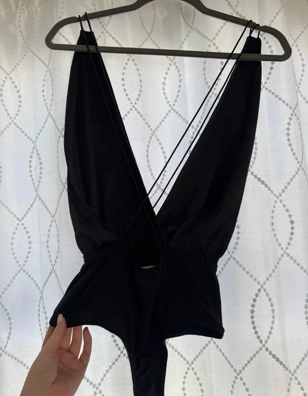 superdown Deep V Bodysuit - Image 4