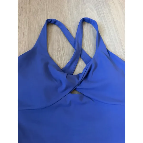 Nwot FABLETICS WOMEN'S DAYDREAMER CLASSIC MINI DRESS Small IN Velvet Dawn Blue - Image 7