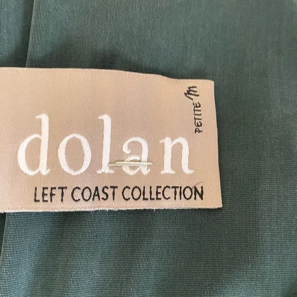 Dolan‎ Womens Pocket Dress MP Green Cupro Spandex Blend Lounge Travel Minimalist - Image 6