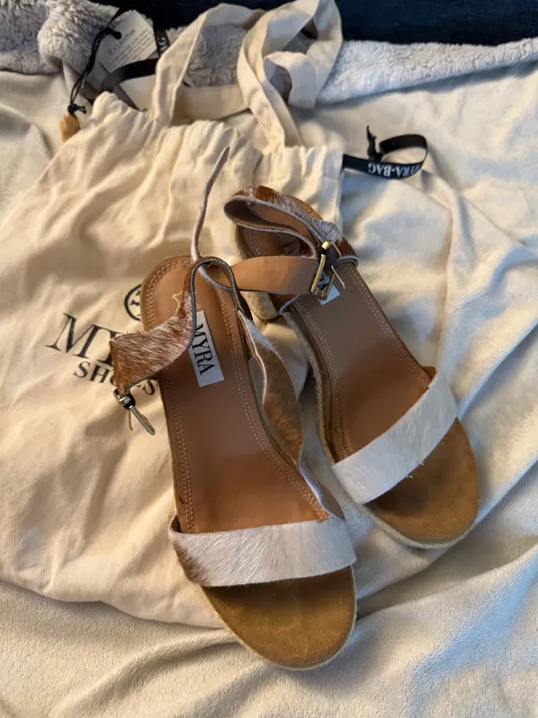 Myra Gracie hand tooled sandals - Image 2