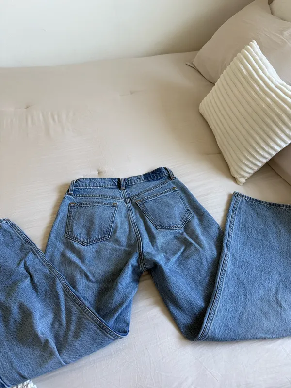 Abercrombie loose high waisted jeans W25 Short - Image 6