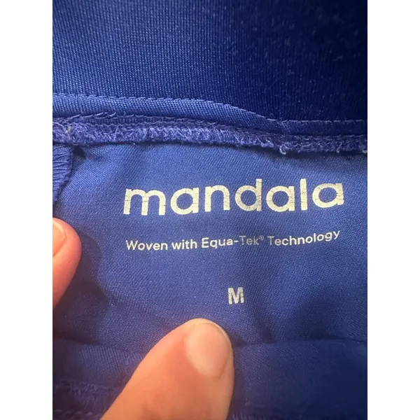 Mandala Royal Blue Jogger Scrub Pants | Size M | New Without Tags - Image 5